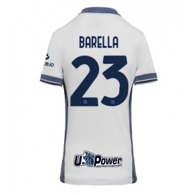 Inter Milan Nicolo Barella #23 Borta Kläder Dam 2024-25 Kortärmad